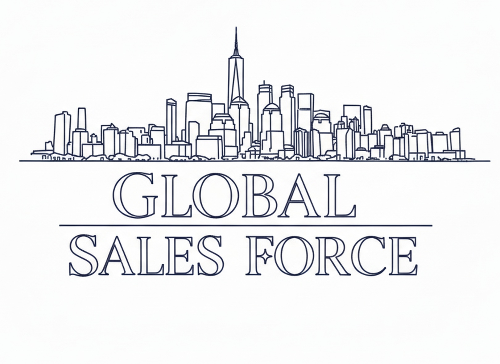 Global Sales Force New York Skyline